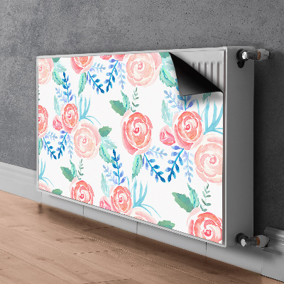 Heizkörperverkleidung magnet Helle blumen