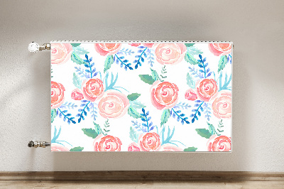 Heizkörperverkleidung magnet Helle blumen