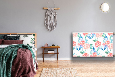 Heizkörperverkleidung magnet Helle blumen
