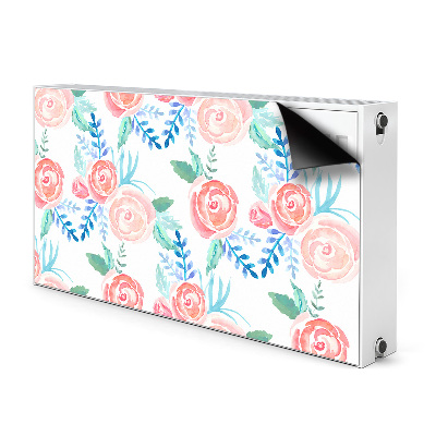 Heizkörperverkleidung magnet Helle blumen