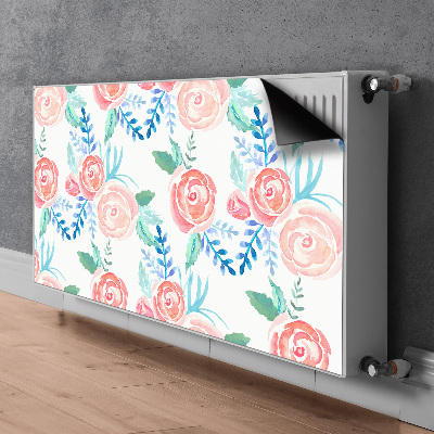 Heizkörperverkleidung magnet Helle blumen