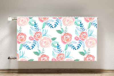 Heizkörperverkleidung magnet Helle blumen
