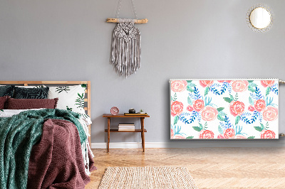 Heizkörperverkleidung magnet Helle blumen