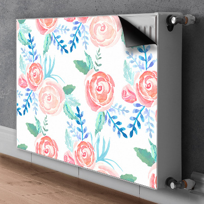 Heizkörperverkleidung magnet Helle blumen
