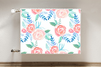 Heizkörperverkleidung magnet Helle blumen