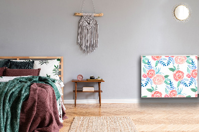 Heizkörperverkleidung magnet Helle blumen