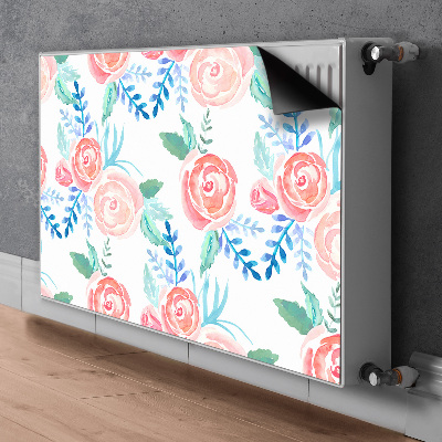 Heizkörperverkleidung magnet Helle blumen