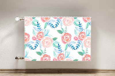 Heizkörperverkleidung magnet Helle blumen