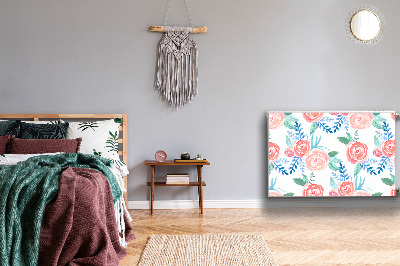 Heizkörperverkleidung magnet Helle blumen