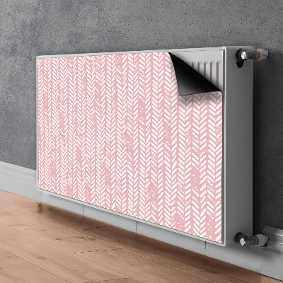 Magnet Heizkörperverkleidung Rosa fischgräten