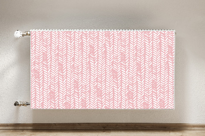 Magnet Heizkörperverkleidung Rosa fischgräten