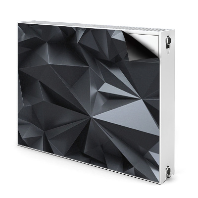 Magnet Heizkörperverkleidung Schwarzes 3d-muster