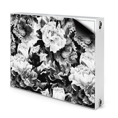 Magnet Heizkörperverkleidung Schwarze rosen