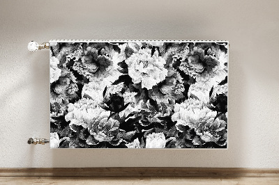 Magnet Heizkörperverkleidung Schwarze rosen