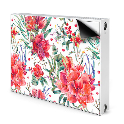 Magnet Heizkörperverkleidung Rote blumen