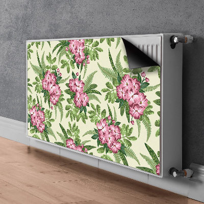 Magnet Heizkörperverkleidung Tropische blumen