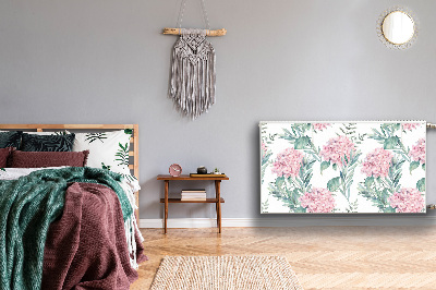 Heizkörperverkleidung magnet Hellrosa blumen