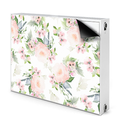 Heizkörperverkleidung magnet Pastellblumen