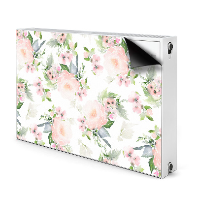 Heizkörperverkleidung magnet Pastellblumen