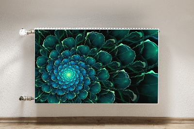 Heizkörperverkleidung magnetisch Grüne blume