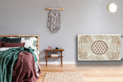 Heizkörperverkleidung magnetisch Elegantes marmormuster