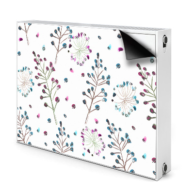 Heizkörperverkleidung magnet Blumenmotiv