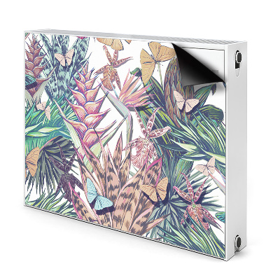 Heizkörperverkleidung magnet Blumen und schmetterlinge