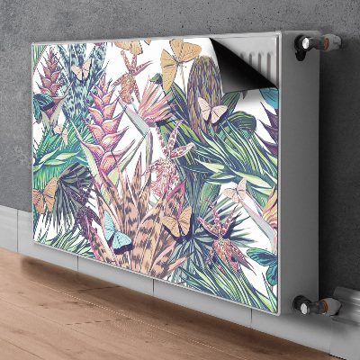 Heizkörperverkleidung magnet Blumen und schmetterlinge