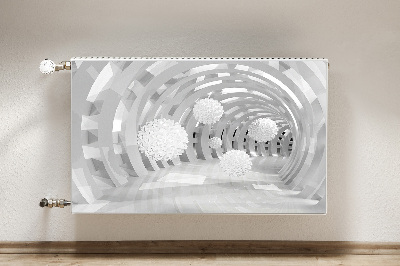 Magnet Heizkörperverkleidung Abstrakter 3d-tunnel