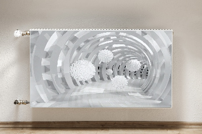 Magnet Heizkörperverkleidung Abstrakter 3d-tunnel