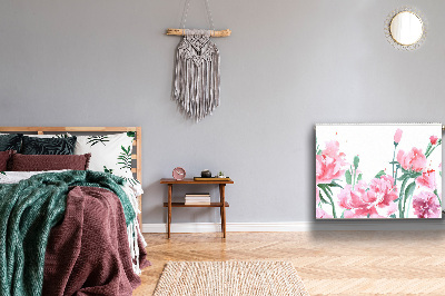 Magnet Heizkörperverkleidung Pinke blumen