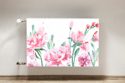 Magnet Heizkörperverkleidung Pinke blumen
