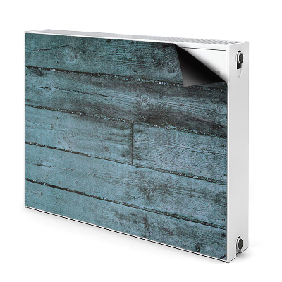 Dekorative Heizkörperabdeckung Blaue boards