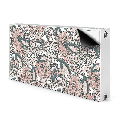 Magnet Heizkörperverkleidung Pinke blumen