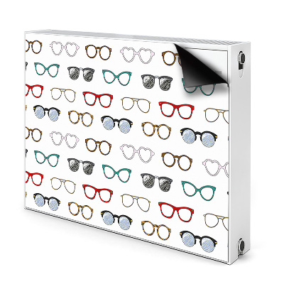 Dekorativer Heizkörpermagnet Retro-brille