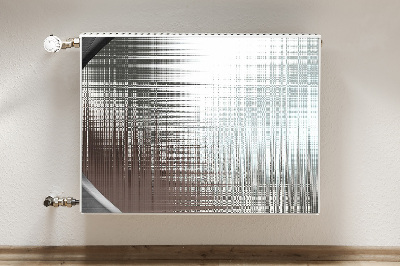 Magnet Heizkörperverkleidung Silber abstraktion