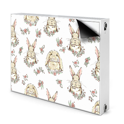 Heizkörperverkleidung magnet Hellbraune kaninchen