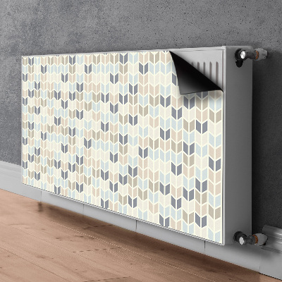 Heizkörperverkleidung magnetisch Geometrische textur