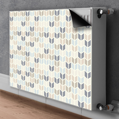 Heizkörperverkleidung magnetisch Geometrische textur