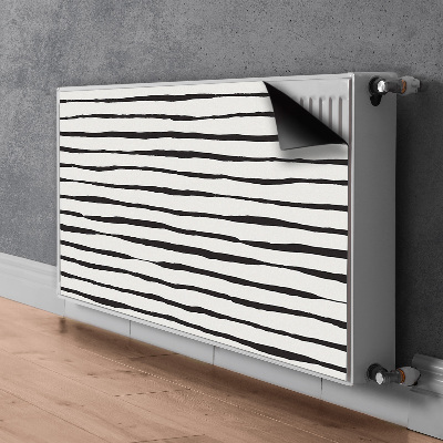 Magnet Heizkörperverkleidung Schwarze linien