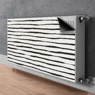 Magnet Heizkörperverkleidung Schwarze linien