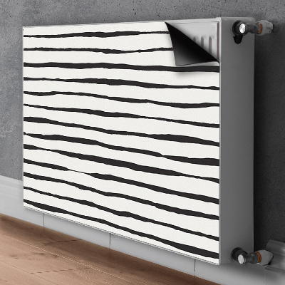 Magnet Heizkörperverkleidung Schwarze linien