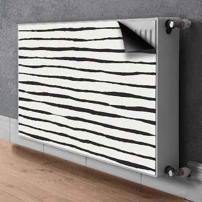 Magnet Heizkörperverkleidung Schwarze linien