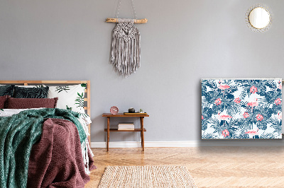 Heizkörperverkleidung magnetisch Flamingos und flecken