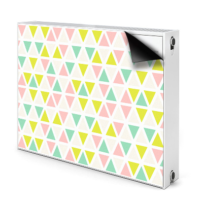 Heizkörperverkleidung magnet Bunte dreiecke