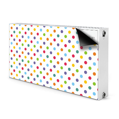 Heizkörperverkleidung magnet Farbenfrohe punkte