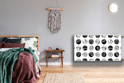 Magnet Heizkörperverkleidung Gemusterter mond