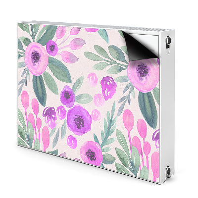 Heizkörperverkleidung magnet Blumenmuster