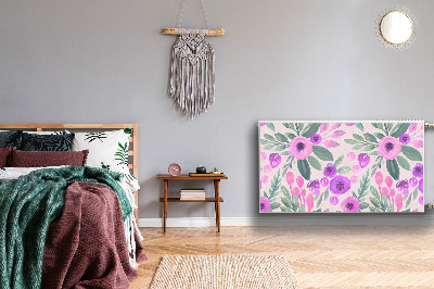 Heizkörperverkleidung magnet Blumenmuster
