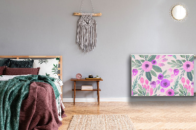 Heizkörperverkleidung magnet Blumenmuster